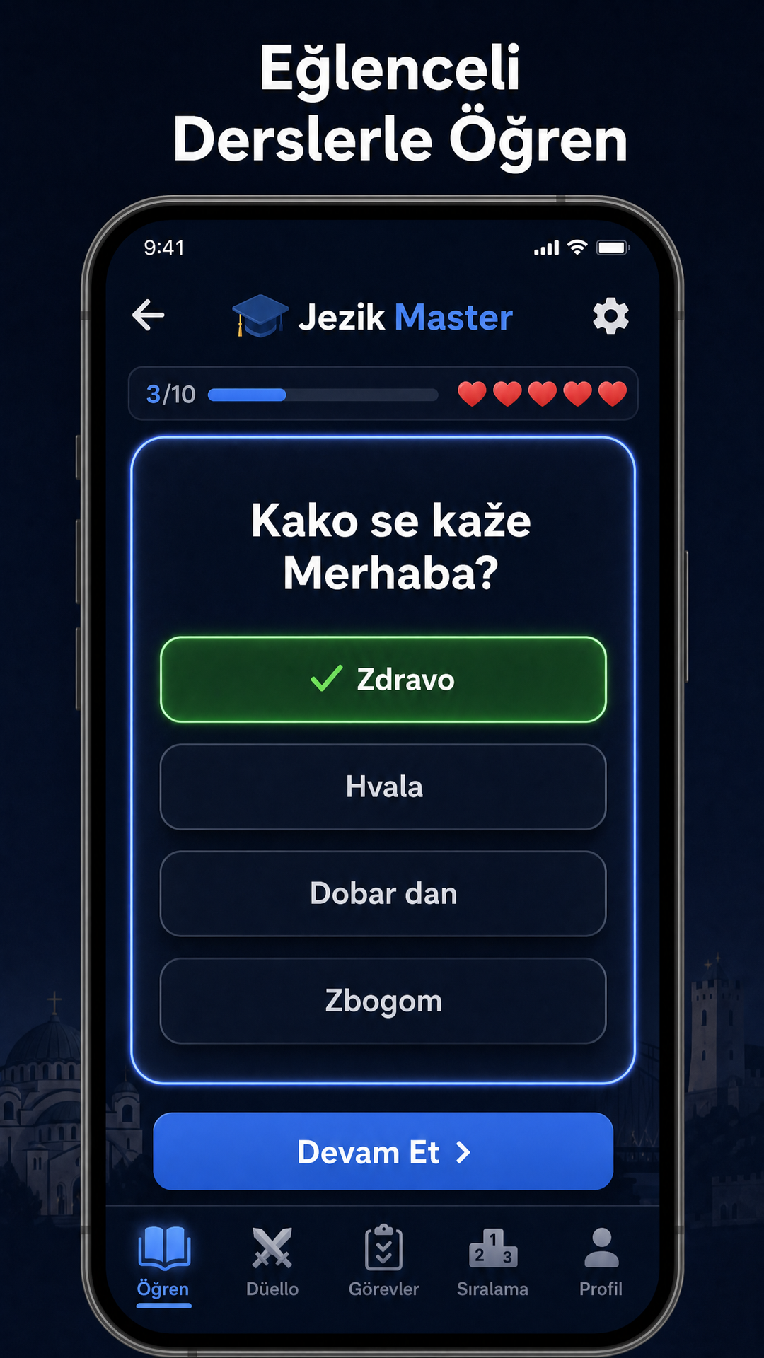 Jezik Master uygulaması