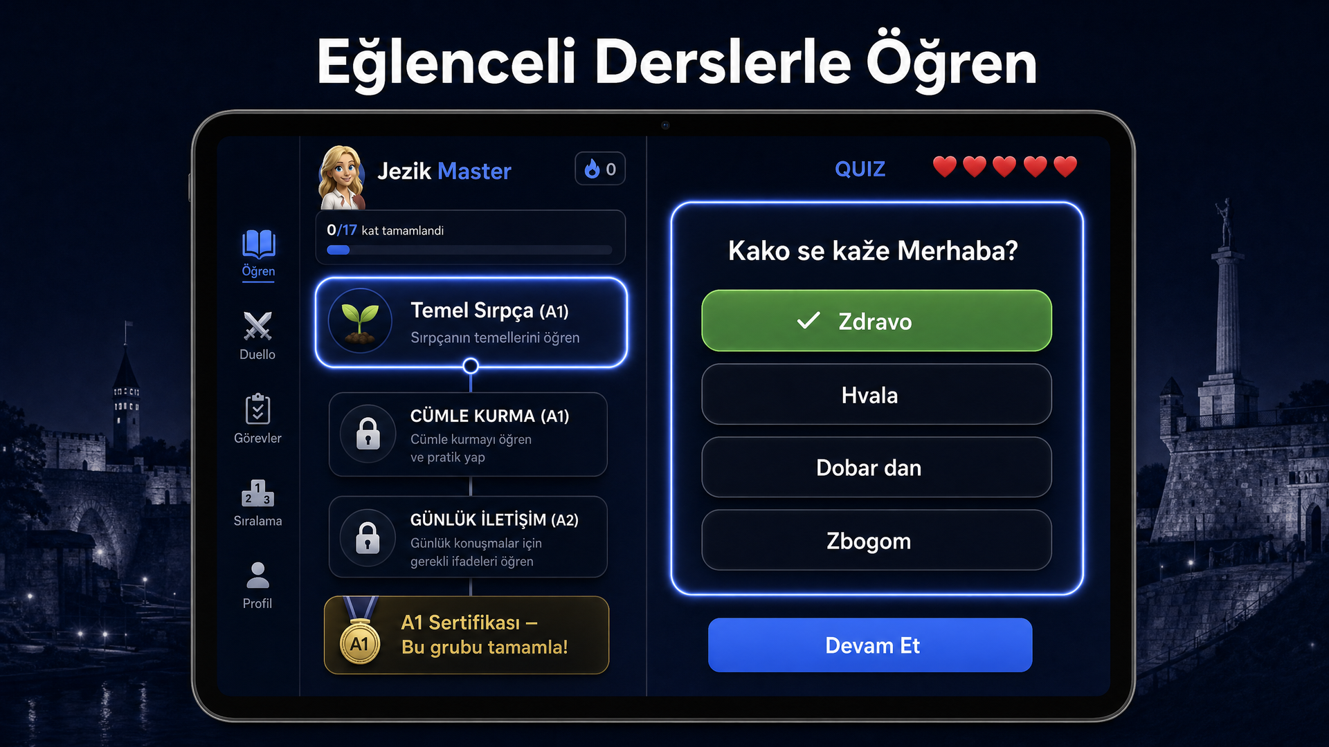 Etkileşimli dil egzersizi